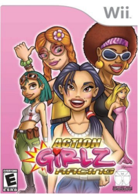 Action Girlz Racing Wii US box art